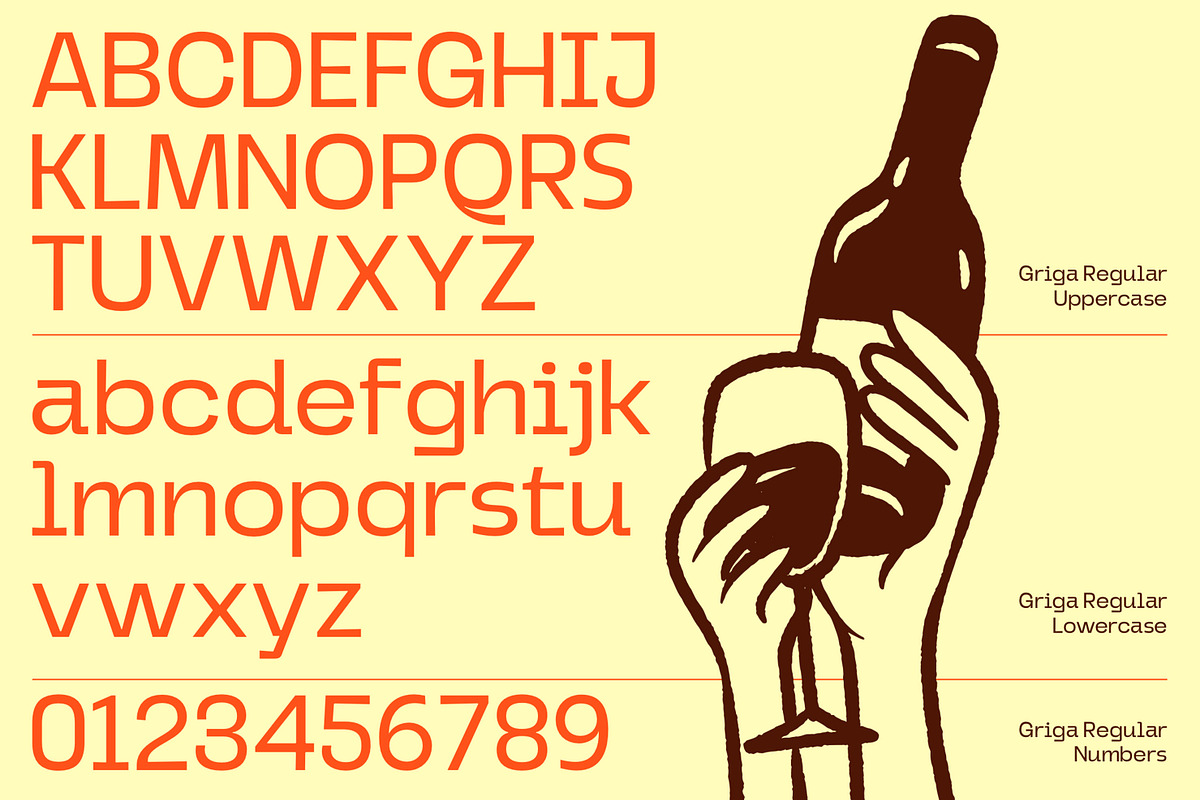 Griga Sans - Font Family, a Sans Serif Font by Graptail (Photo 3 of 18)
