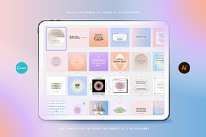 Gradient Instagram Quotes CANVA