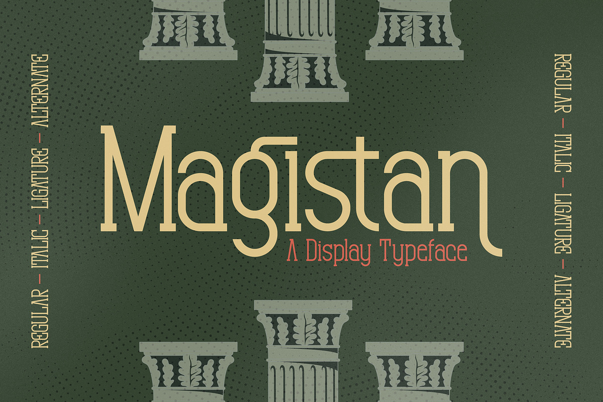 Magistan Modern Display Font, a Slab Serif Font by Storytype Studio (Photo 5 of 15)