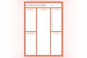 Daily Planner Sheet Design -18