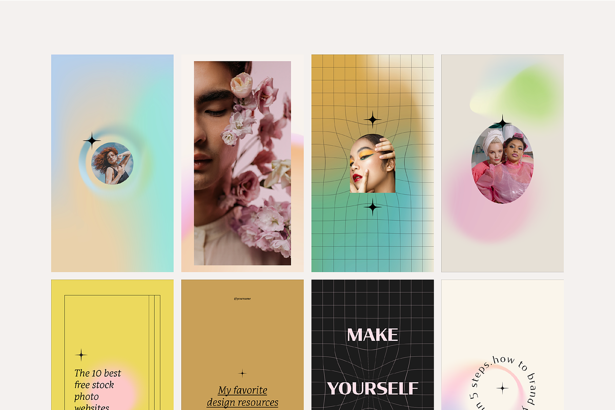 Lo Fi Instagram Posts & Stories, a Social Media Template by TheFisherCreative (Photo 11 of 21)