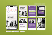 Purple Creative Instagram Post, a Social Media Template by Izdihaar_Studio (Thumbnail 1 of 4)