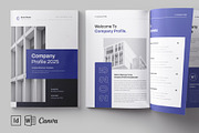 Company Profile | Word & Canva, a Brochure Template by HiveArts (Thumbnail 1 of 9)