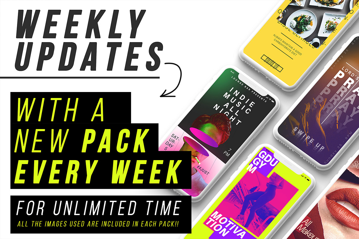 Instagram Stories - Weekly Update, a Social Media Template by GraphicDiamonds (Photo 10 of 10)