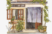Photoshop Sketch Japanese Houses, a Brush Add-On by MISTstudioDesign (Thumbnail 5 of 10)