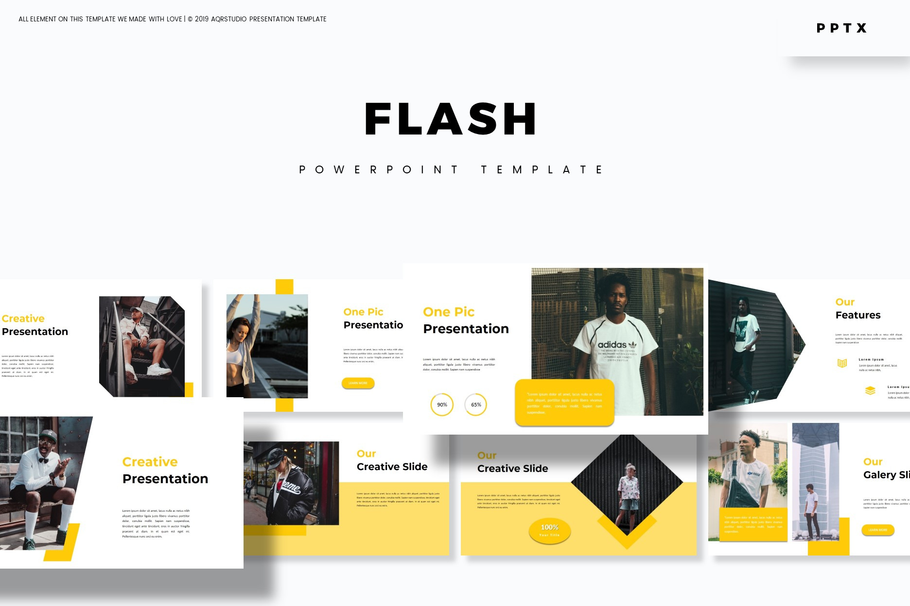 Flash - Powerpoint Template, a Presentation Template by AQR Studio
