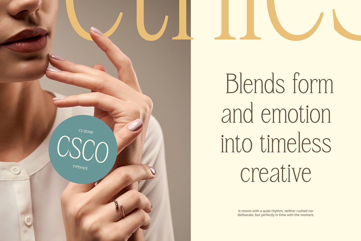 CS Sione – Condensed Font, a Serif Font by Craft Supply Co. (Photo 3 of 8)