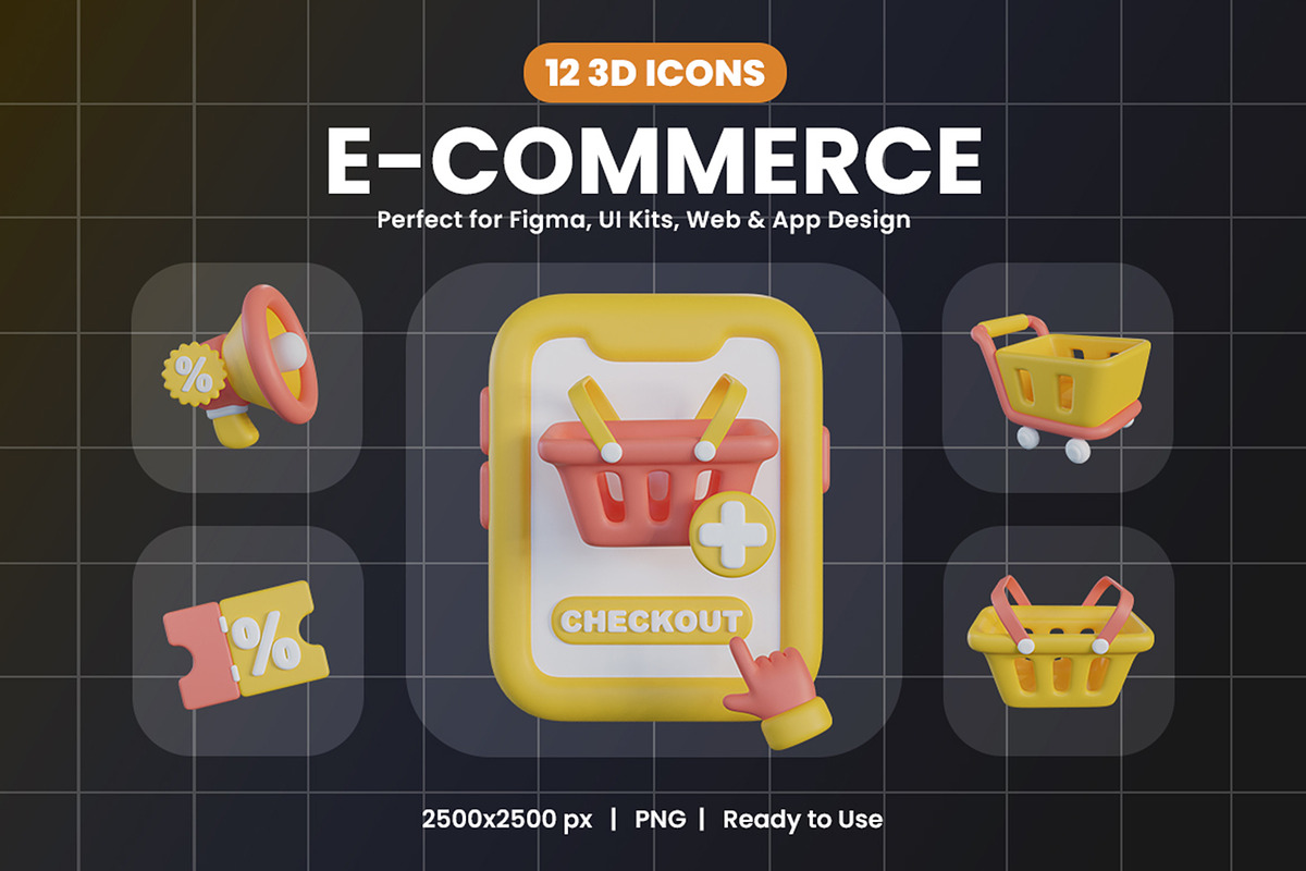 E-commerce 3D Icon, a Graphic by Artnivora.Std (Photo 1 of 4)