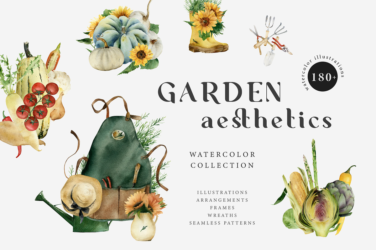 Garden aesthetics collection, a Food Illustration by Diana Askarova Art (Photo 1 of 15)