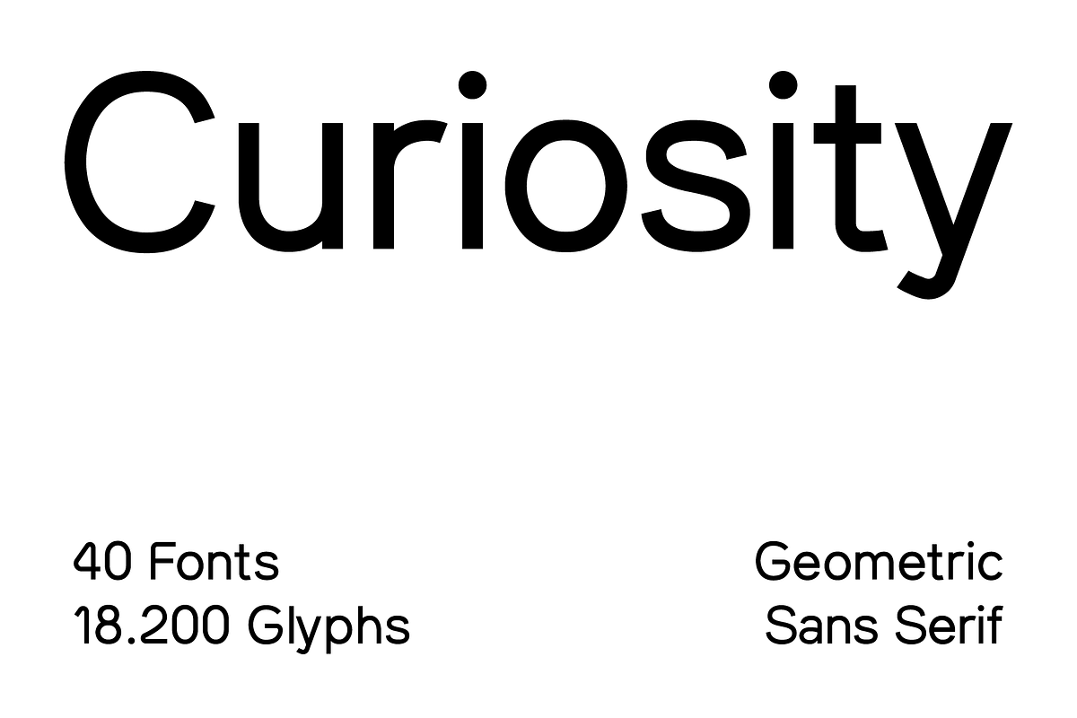 SK Curiosity, a Sans Serif Font by Salih Kizilkaya (Photo 1 of 15)