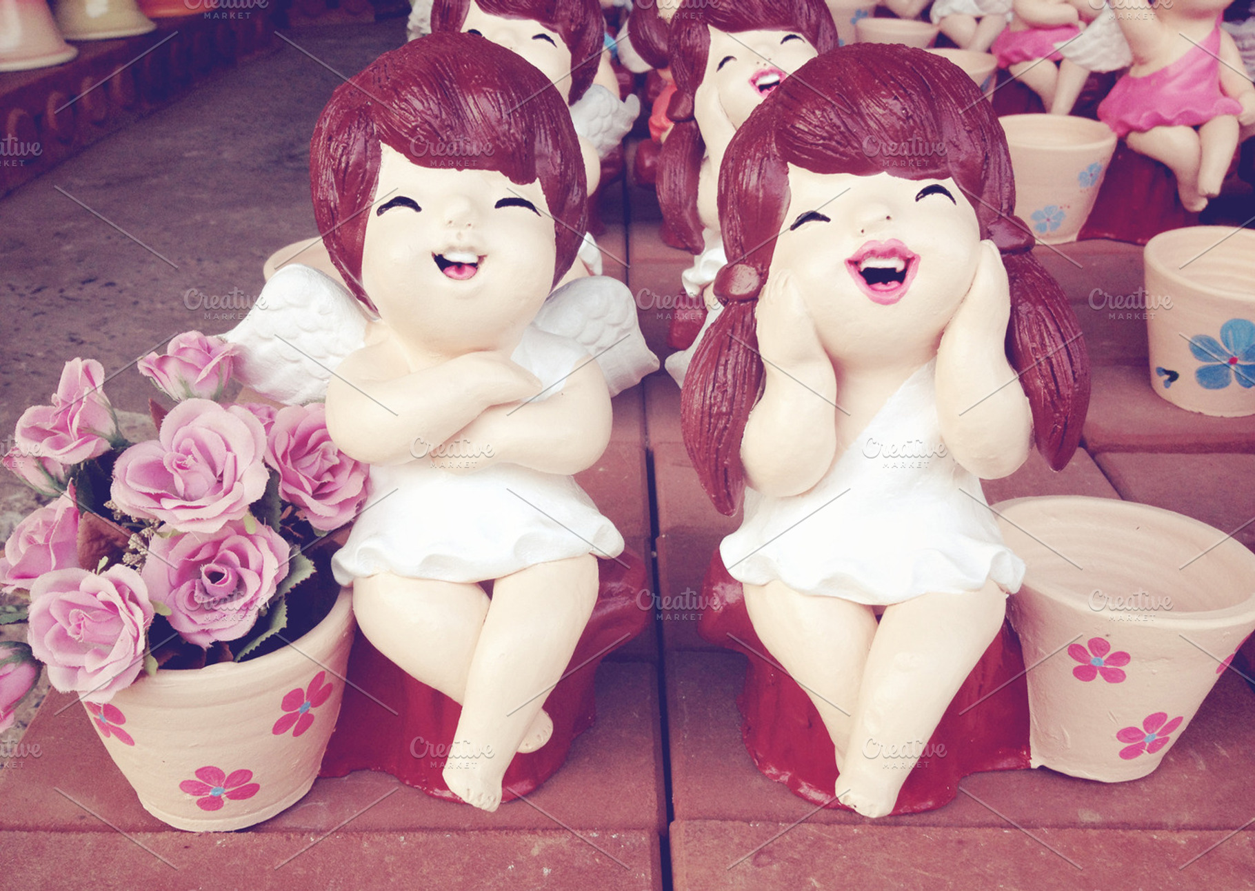 Little Angel Smiling Pottery