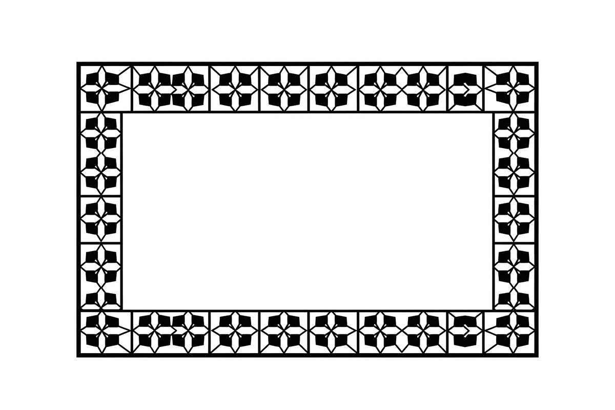 Geometric Border Frame Bundle, an Illustration by Designer_Momina (Photo 11 of 31)