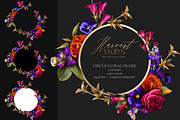 Harvest Moon Floral Clip Art Kit, an Object Graphic by Eclectic Anthology (Thumbnail 11 of 21)