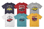 Classic Car Vector Pack vol 2, a Transportation Illustration by The BolzStudio (Thumbnail 10 of 10)
