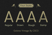 Golane Vintage, a Sans Serif Font by Craft Supply Co. (Thumbnail 3 of 8)