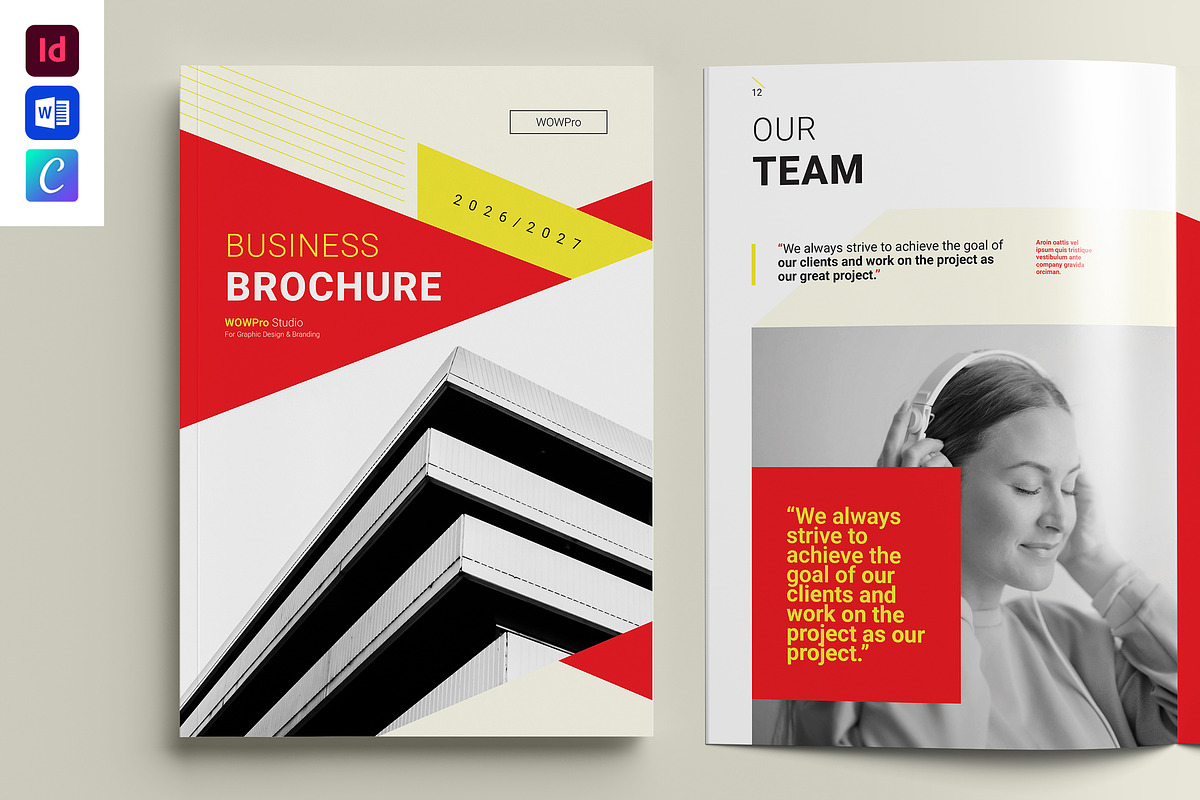 Business Brochure, a Brochure Template by WOWPro (Photo 1 of 11)