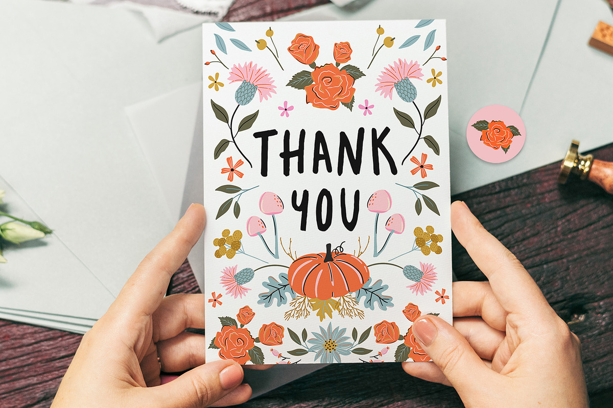 Just Blooms-Autumn Poster & Pattern, an Object Graphic by Essentially Nomadic (Photo 14 of 14)