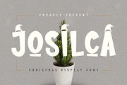 Josilca Christmas Display Font, a Sans Serif Font by Maulana Creative (Thumbnail 1 of 7)
