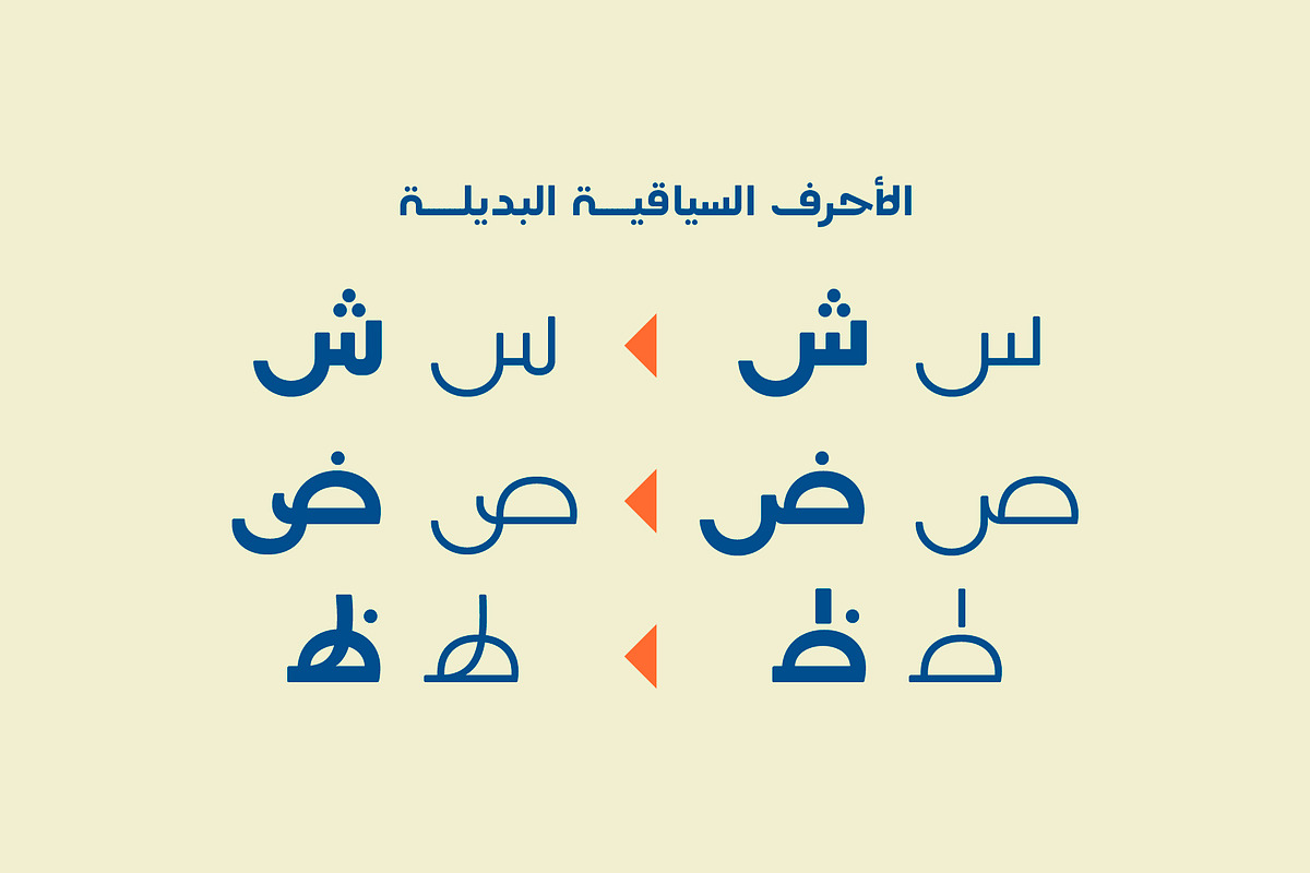 Teraaz - Arabic Typeface, a Script Font by Mostafa El Abasiry (Photo 8 of 17)