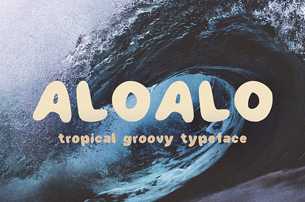 Aloalo – Tropical Groovy Typeface