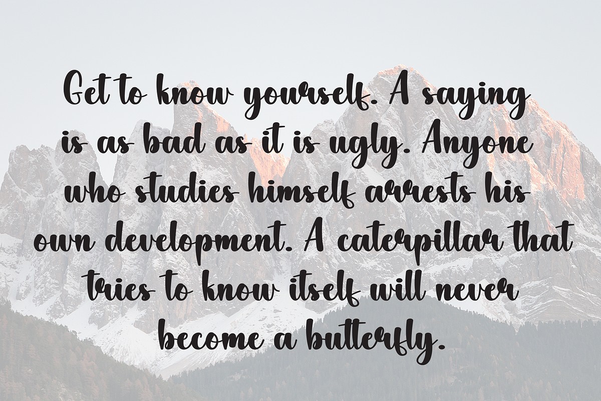 Yellow Satisfy | Script Font, a Handwritten Font by Scratchones (Photo 6 of 8)