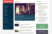 Foundation Theme, a WordPress Template by AcademiaThemes (Thumbnail 1 of 4)
