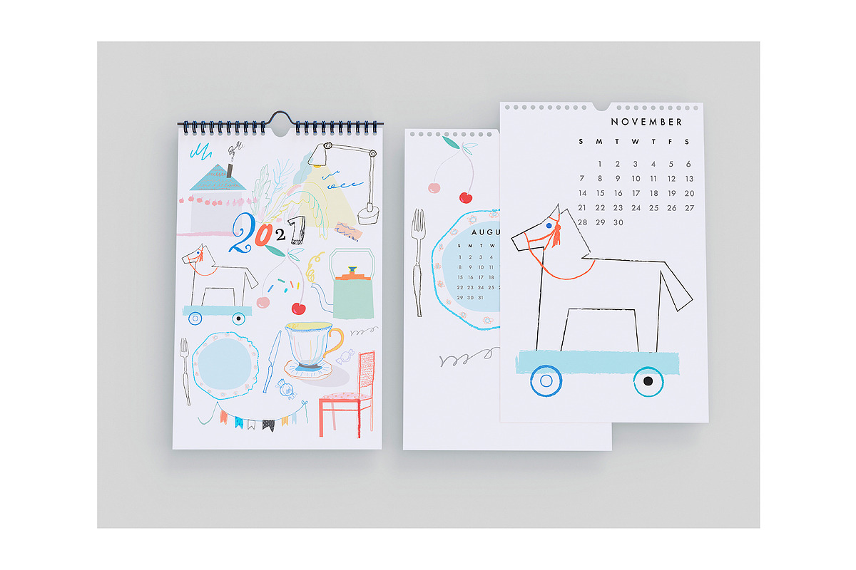 CALENDARS 2021, a Decorative Illustration by Lera Efremova (Photo 7 of 7)