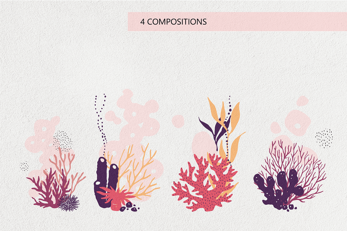 Coral Reef and Seaweed Collection, an Object Graphic by so.called.masha (Photo 10 of 11)