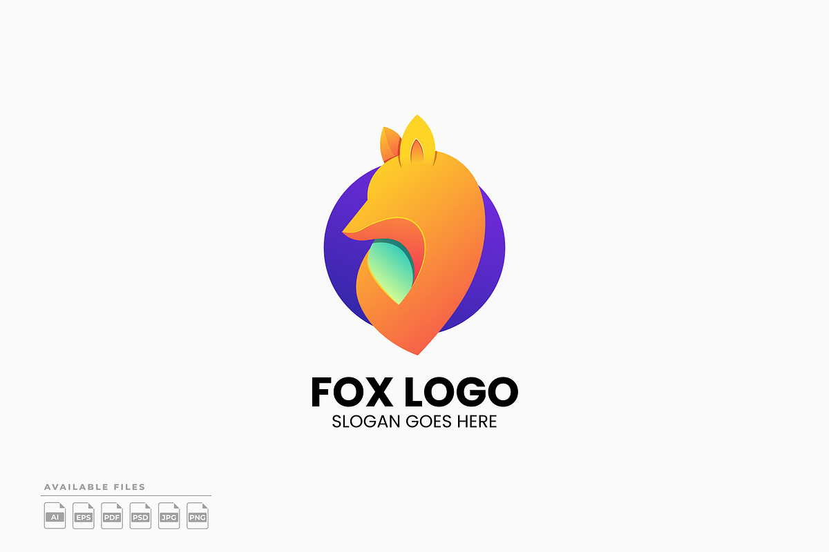 Fox Gradient Colorful Logo, a Branding & Logo Template by Zeer Graphic