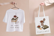 Books & coffee - cute hand drawn set, an Education Illustration by Cute Atelier (Thumbnail 10 of 14)