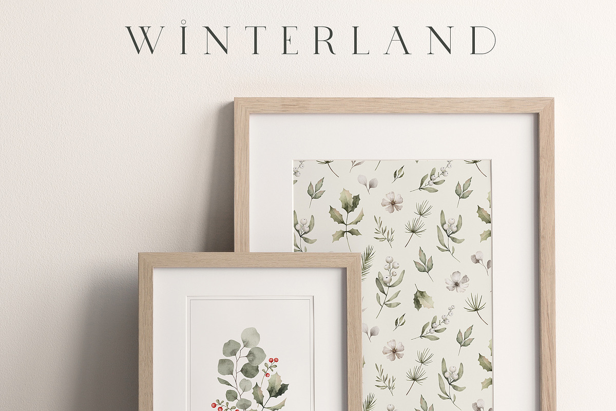 Watercolor Winter. Christmas florals, an Illustration by Kreker Kate (Photo 3 of 10)