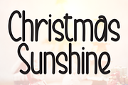 Christmas Sunshine | Script Font, a Script Font by Scratchones (Thumbnail 1 of 8)
