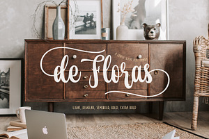 De Floras Family - 5 Fonts