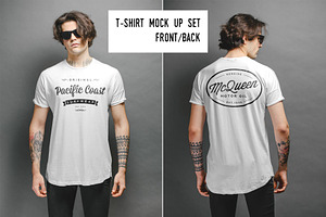 T-shirt mockup (front and back) # 3
