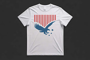 USA Patriotic Eagle Flag Embroidery, an Illustration by Purpose Ekbal (Thumbnail 2 of 3)