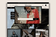 Wix Website Template ECommerce Shop, a Wix Template by Peaches Design (Thumbnail 2 of 7)