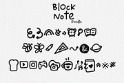 Block Note, a Font by Dm Studio (Thumbnail 6 of 12)