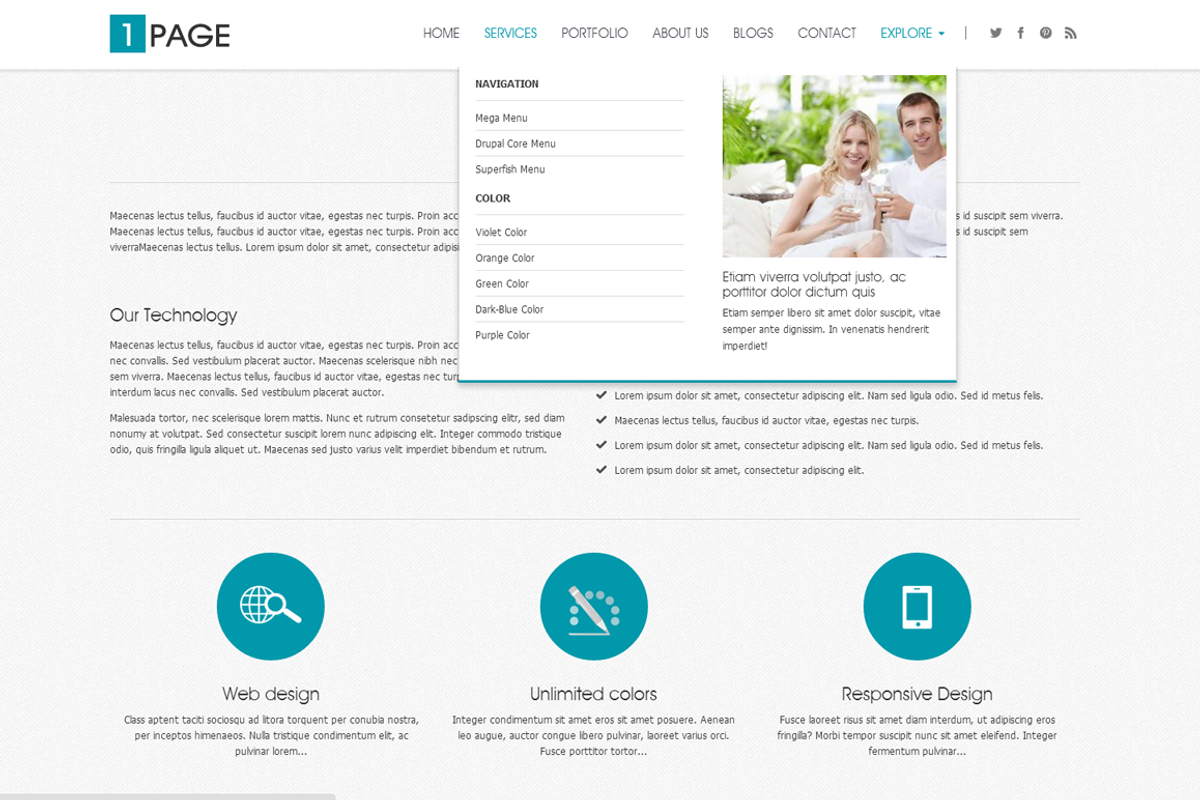 OnePage, a Websites & App Template by WeebPal Corp (Photo 5 of 5)