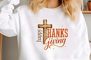 Happy Thanksgiving PNG, an Object Illustration by CraftArtStudio (Thumbnail 3 of 4)