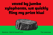 Mankove - Bold Casual Fonts, a Sans Serif Font by Konstantine Studio (Thumbnail 3 of 4)