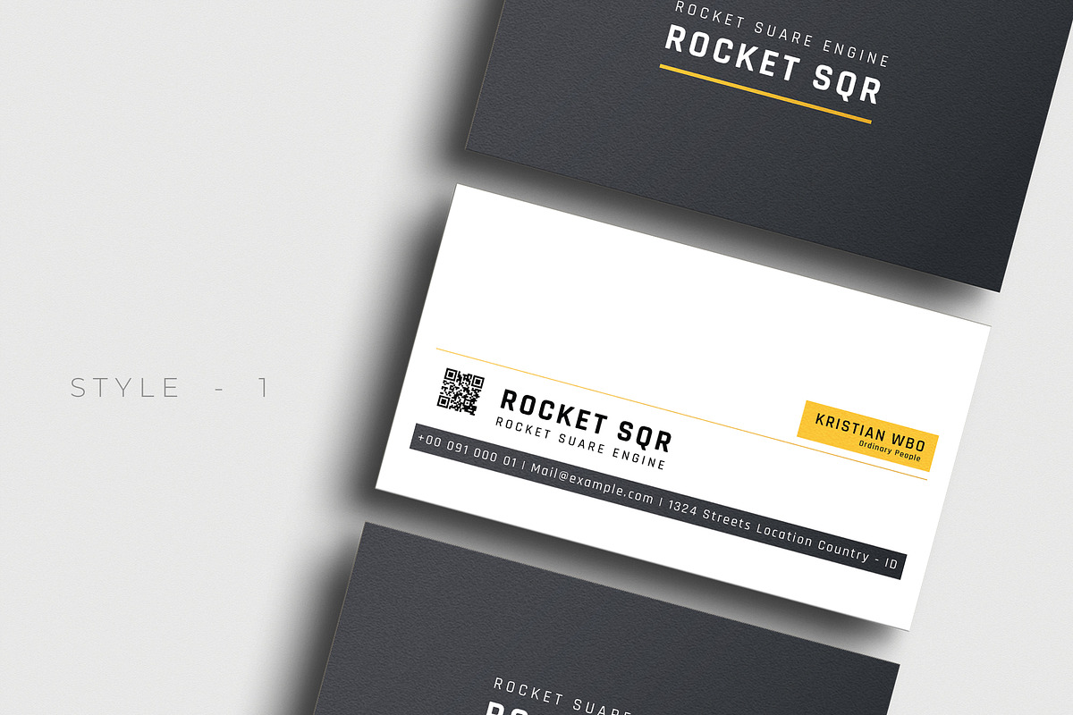 Premium Style Business Card - V.47, a Business Card Template by Ctrl space studio (Photo 2 of 6)