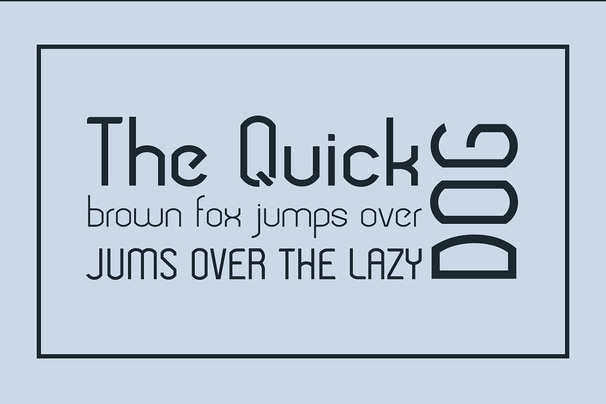 Modeka Extended Font preview 5
