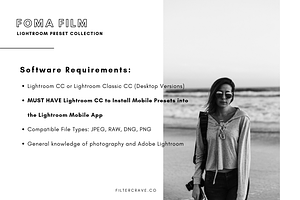 Foma Film Lightroom Presets Theme