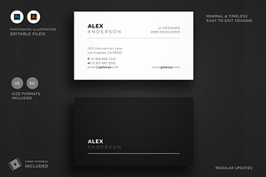 Minimal Individual Business Card