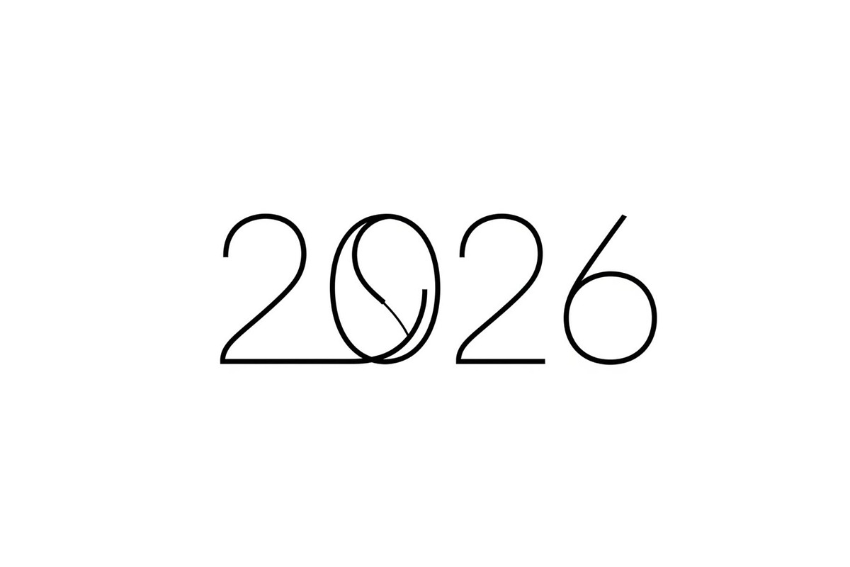 2026 New Year Line Art Bundle, an Illustration by hafijul (Photo 6 of 11)