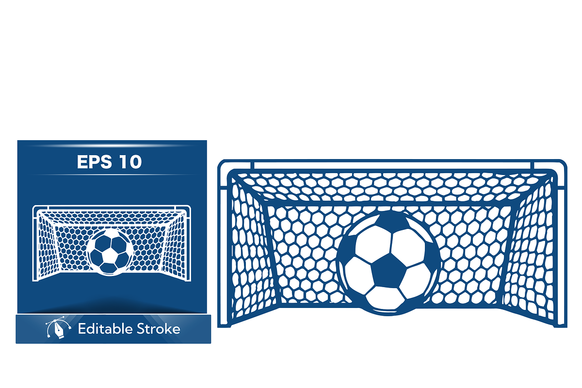 Dynamic Soccer Goal Vector Design, a Sport Illustration by CarWrap design (Photo 3 of 3)