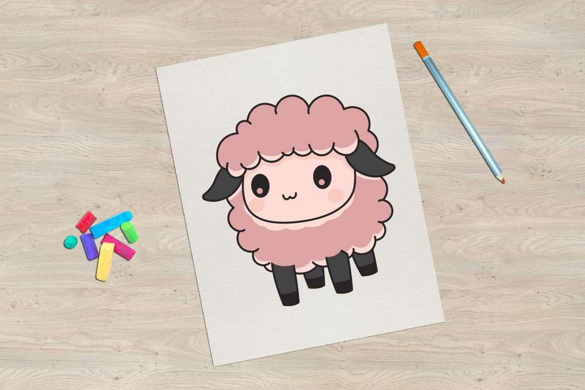 20 Cute Sheep Lamb Farm Character, an Animal Illustration by jongcreative (Photo 7 of 7)