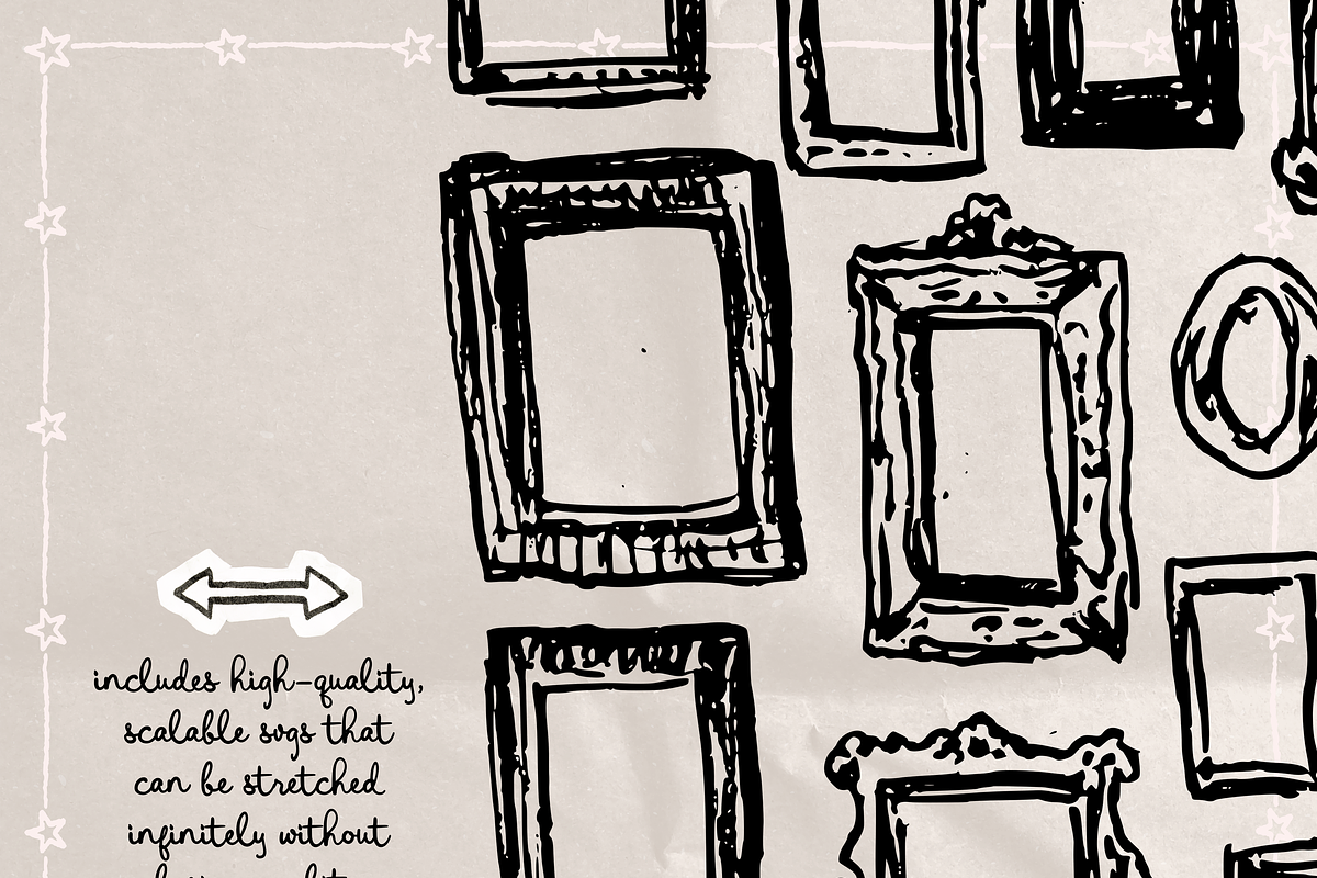 Art Gallery Clipart, Museum Ink Set, an Object Illustration by The October Creative (Photo 3 of 13)
