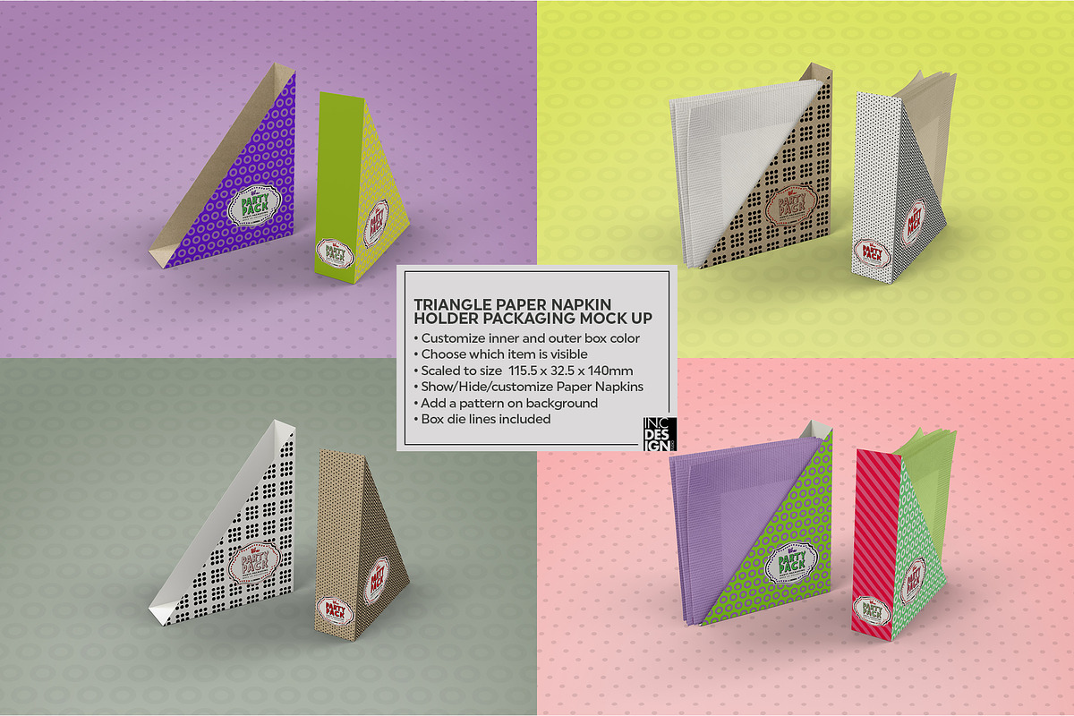 Vol.3 Party Packaging MockUps, a Packaging Mockup by INCDesign (Photo 3 of 18)