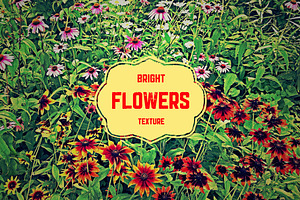 Bright Flowers Texture